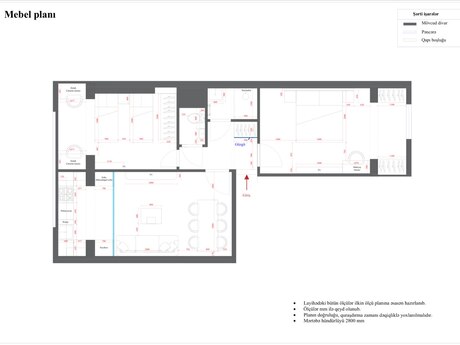 Bakıxanovda 2 otaqlı köhnə tikili mənzil satılır, 65 m², 175 000 AZN, şəkil 4 / 12