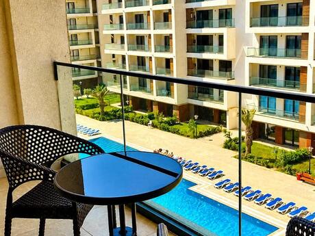 1-room new-build apartment for rent in Nardaran, 60 m², 750 AZN/mo, photo 4 / 9