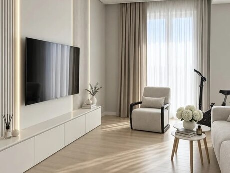 Ağ şəhərdə 4 otaqlı yeni tikili mənzil kirayə verilir, 150 m², 4 000 AZN/ay, şəkil 2 / 12