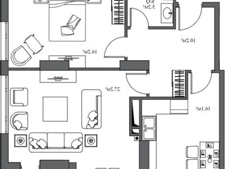 Çinarlı Park kompleksində 2 otaqlı yeni tikili mənzil satılır, 80,4 m², 210 000 AZN, şəkil 2 / 12
