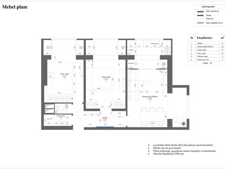 Bakıxanovda 2 otaqlı köhnə tikili mənzil satılır, 67 m², 172 000 AZN, şəkil 5 / 12
