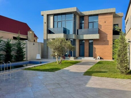 Mərdəkanda 4 otaqlı həyət evi satılır, 250 m², 420 000 AZN, şəkil 2 / 12