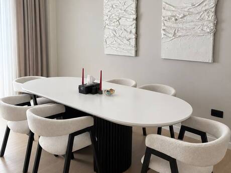 Ağ şəhərdə 3 otaqlı yeni tikili mənzil kirayə verilir, 145 m², 4 000 AZN/ay, şəkil 3 / 12