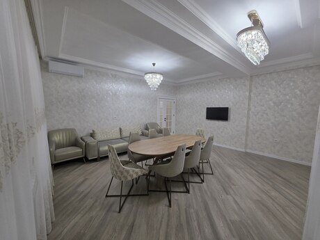 3-room new-build apartment for rent in Gənclik, 150 m², 1 800 AZN/mo, photo 2 / 12