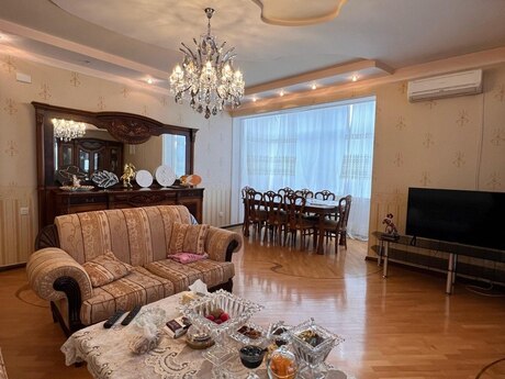 4-room new-build apartment for rent in Elmlər Akademiyası, 186 m², 1 500 AZN/mo, photo 2 / 12