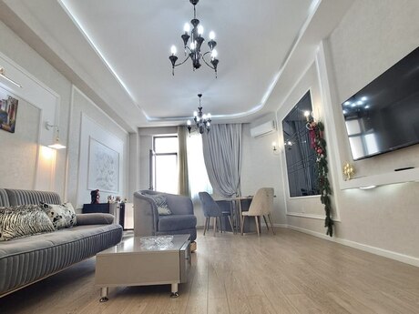 Elmlər Akademiyasında 2 otaqlı yeni tikili mənzil kirayə verilir, 90 m², 1 200 AZN/ay, şəkil 2 / 10