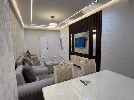 Gənclikdə 2 otaqlı yeni tikili mənzil kirayə verilir, 80 m², 1 100 AZN/ay, şəkil 2 / 8
