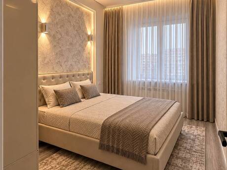 Gənclikdə 2 otaqlı yeni tikili mənzil kirayə verilir, 80 m², 1 050 AZN/ay, şəkil 2 / 7