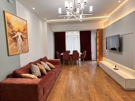 Şah İsmayıl Xətaidə 2 otaqlı yeni tikili mənzil kirayə verilir, 65 m², 1 200 AZN/ay, şəkil 3 / 10