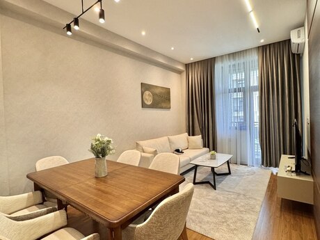 Zümrüd Residence kompleksində 2 otaqlı yeni tikili mənzil satılır, 57 m², 285 000 AZN, şəkil 2 / 9