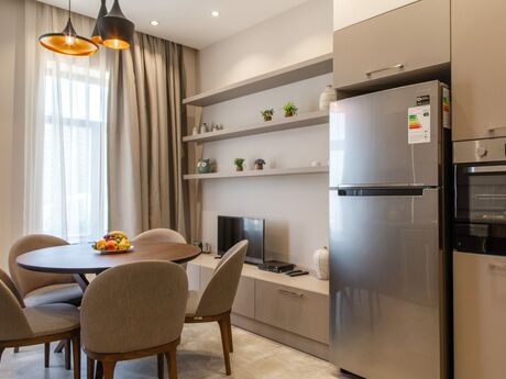 Nizamidə 2 otaqlı yeni tikili mənzil kirayə verilir, 100 m², 1 400 AZN/ay, şəkil 3 / 12