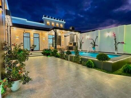 Mərdəkanda 4 otaqlı həyət evi satılır, 160 m², 395 000 AZN, şəkil 2 / 12