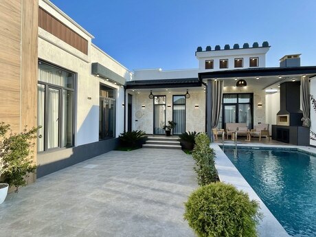 Mərdəkanda 4 otaqlı həyət evi satılır, 160 m², 395 000 AZN, şəkil 2 / 12
