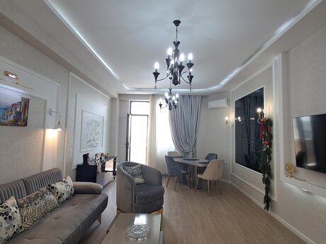 Сдаётся 2-комнатная квартира в новостройке, Elmlər Akademiyası, 89 м², 1 200 AZN/мес, фото 3 / 12