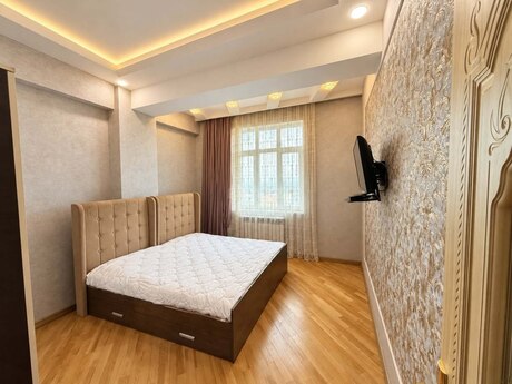 3-room new-build apartment for rent in Qara Qarayev, 105 m², 1 100 AZN/mo, photo 2 / 10