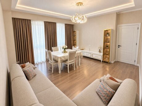 3-room new-build apartment for rent in Park Yasamal, 90 m², 999 AZN/mo, photo 2 / 12