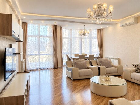 Nizamidə 4 otaqlı yeni tikili mənzil kirayə verilir, 180 m², 2 000 AZN/ay, şəkil 2 / 12