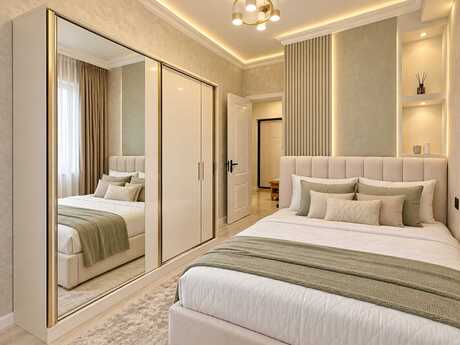 2-room new-build apartment for rent in Qara Qarayev, 60 m², 850 AZN/mo, photo 4 / 6