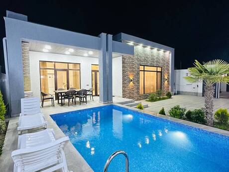 Mərdəkanda 4 otaqlı həyət evi kirayə verilir, 150 m², 150 AZN/ay, şəkil 2 / 12