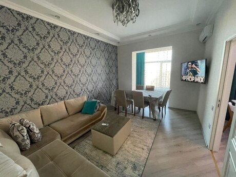 Nəriman Nərimanovda 3 otaqlı yeni tikili mənzil kirayə verilir, 90 m², 1 200 AZN/ay, şəkil 2 / 5