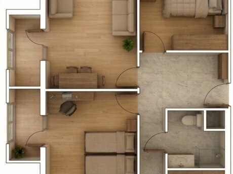 8 Noyabrda 3 otaqlı köhnə tikili mənzil kirayə verilir, 80 m², 949 AZN/ay, şəkil 4 / 12