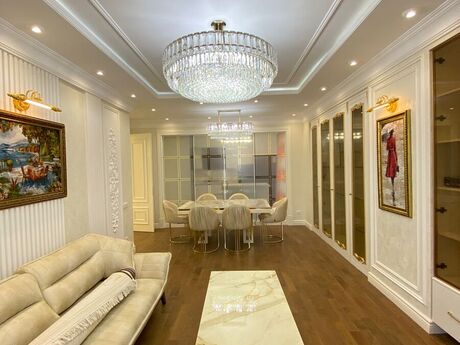 Grand Hayat kompleksində 4 otaqlı yeni tikili mənzil kirayə verilir, 185 m², 2 800 AZN/ay, şəkil 2 / 12