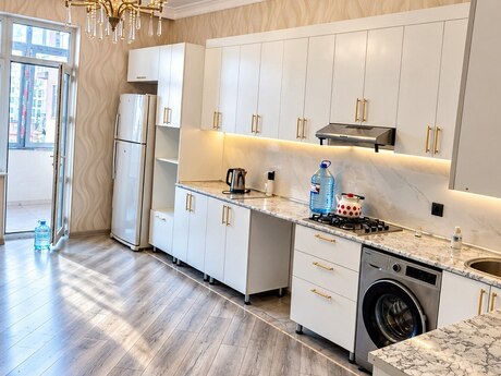 Nəriman Nərimanovda 11 otaqlı yeni tikili mənzil kirayə verilir, 156 m², 1 300 AZN/ay, şəkil 3 / 8
