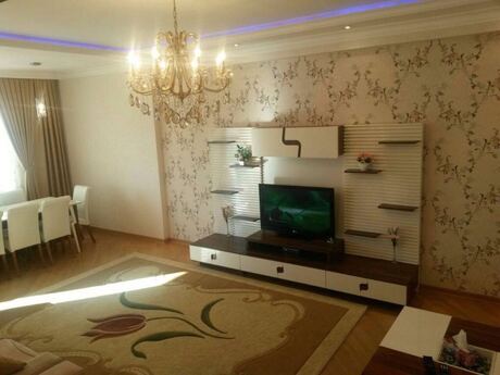 Gənclikdə 2 otaqlı yeni tikili mənzil kirayə verilir, 93 m², 1 500 AZN/ay, şəkil 2 / 8