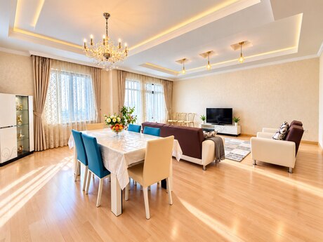 Clock Tower kompleksində 4 otaqlı yeni tikili mənzil kirayə verilir, 230 m², 3 000 AZN/ay, şəkil 3 / 12