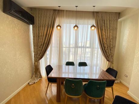 Elmlər Akademiyasında 3 otaqlı yeni tikili mənzil kirayə verilir, 120 m², 1 300 AZN/ay, şəkil 5 / 12