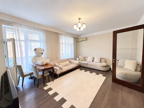 Nizamidə 2 otaqlı yeni tikili mənzil kirayə verilir, 110 m², 999 AZN/ay, şəkil 2 / 12