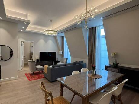 Knightsbridge Residence White City kompleksində 2 otaqlı yeni tikili mənzil kirayə verilir, 67 m², 1 700 AZN/ay, şəkil 2 / 12