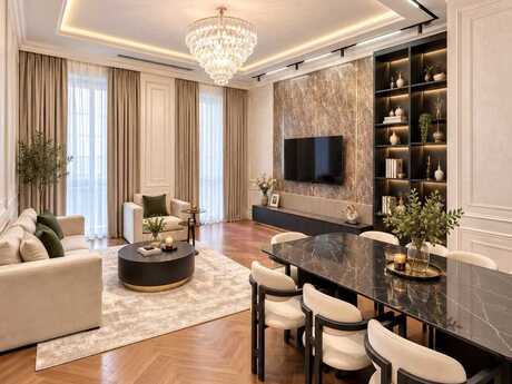 4 otaq · 170 m² · 4/7 mərtəbə, Ağ şəhər