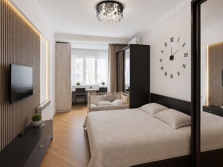 Nəriman Nərimanovda 2 otaqlı yeni tikili mənzil kirayə verilir, 90 m², 900 AZN/ay, şəkil 3 / 4