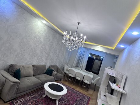Nəsimidə 2 otaqlı yeni tikili mənzil kirayə verilir, 100 m², 1 100 AZN/ay, şəkil 3 / 12
