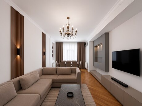 Elan №6566615 - Bakı, Nəriman Nərimanov m., 2 otaqlı, 90 m², 3/16 mərtəbə