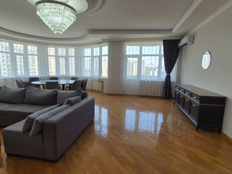 Nərimanovda 3 otaqlı yeni tikili mənzil kirayə verilir, 165 m², 1 200 AZN/ay, şəkil 4 / 12