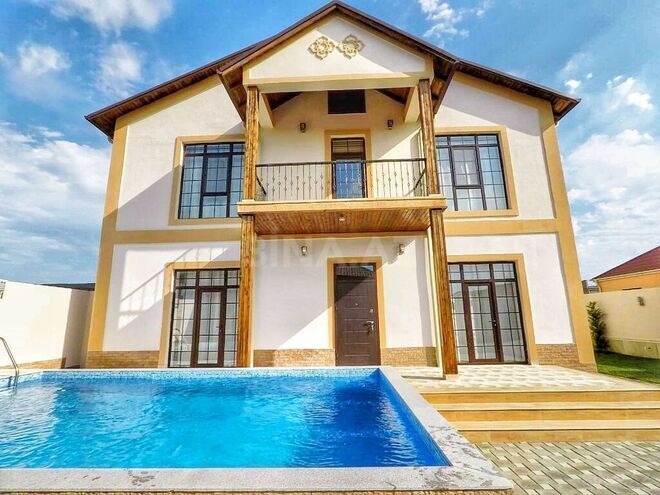 5 otaqlı həyət evi/bağ evi - Mərdəkan q. - 220 m² (2)