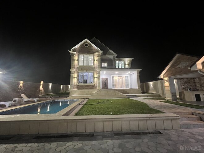 4 otaqlı həyət evi/bağ evi - Qəbələ - 250 m² (10)