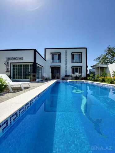 5 otaqlı həyət evi/bağ evi - Qəbələ - 155 m² (1)