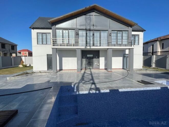 4 otaqlı həyət evi/bağ evi - Türkan q. - 300 m² (1)
