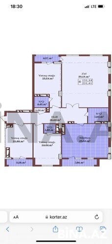 4 otaqlı yeni tikili - Nəsimi r. - 231.4 m² (16)