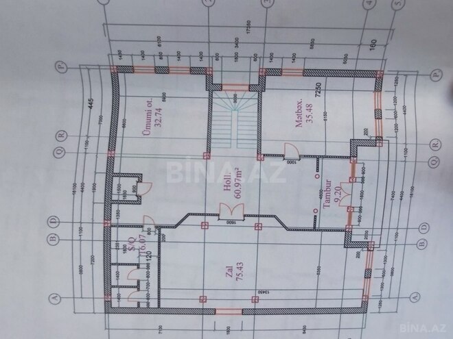 14 otaqlı həyət evi/bağ evi - Nəsimi m. - 1100 m² (26)