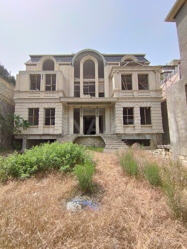 14 otaqlı həyət evi/bağ evi - Nəsimi m. - 1100 m² (1)