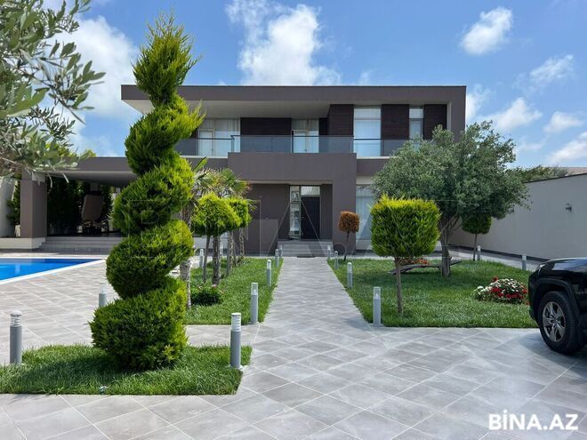 6 otaqlı həyət evi/bağ evi - Şüvəlan q. - 270 m² (1)