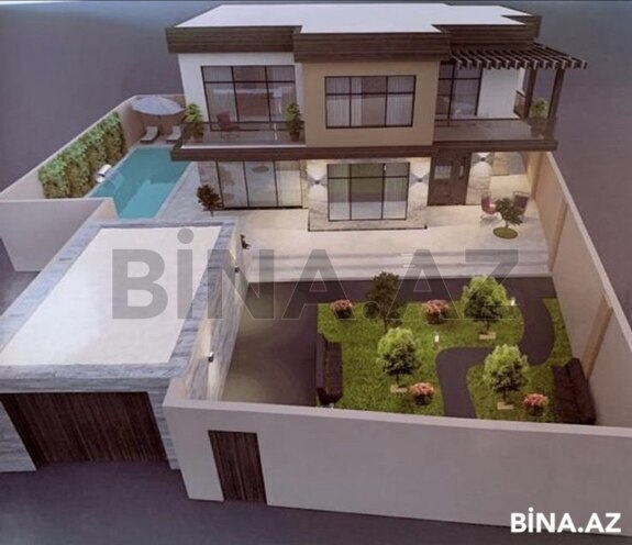 6 otaqlı həyət evi/bağ evi - Badamdar q. - 300 m² (10)
