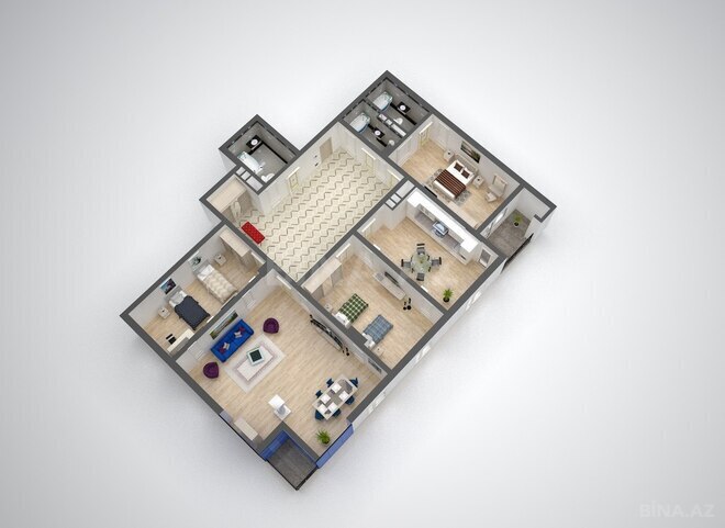 Satılır 4 otaqlı yeni tikili 207 m², Nərimanov r., photo 10 from 32