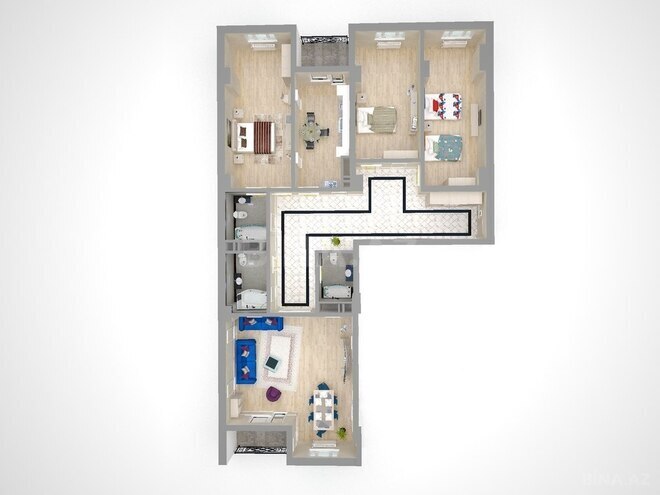 Satılır 4 otaqlı yeni tikili 217 m², Nərimanov r., photo 11 from 30