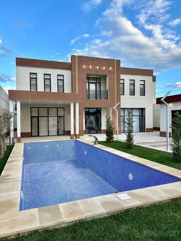 6 otaqlı həyət evi/bağ evi - Şüvəlan q. - 300 m² (1)