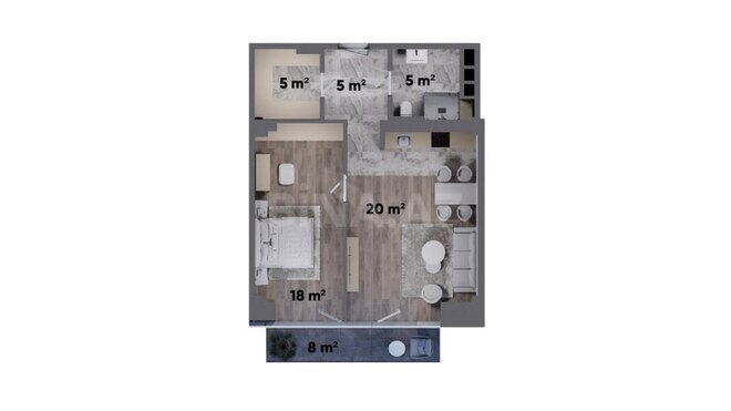 2 otaqlı yeni tikili - Nardaran q. - 76.4 m² (7)